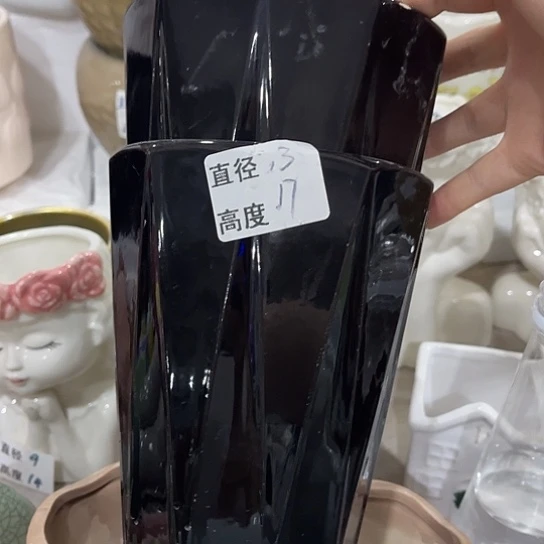 多肉绿植陶瓷花盆9.9包邮，有孔