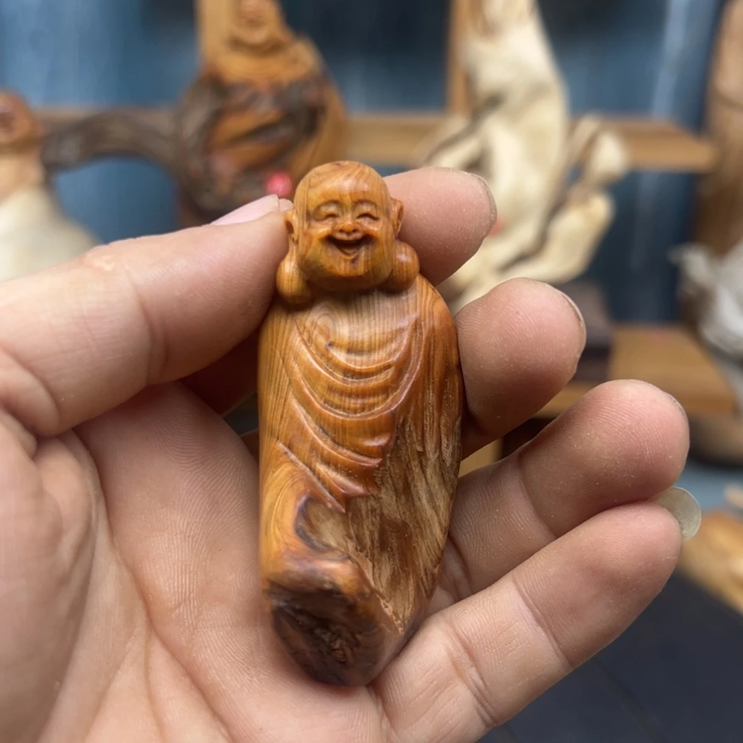 木用****9崖柏木摆件手把件