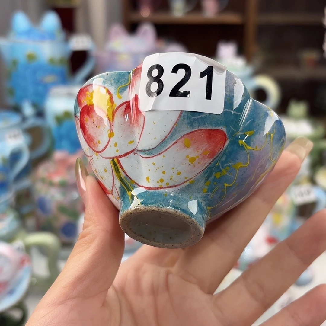 景德镇手绘高温釉下彩陶瓷茶具