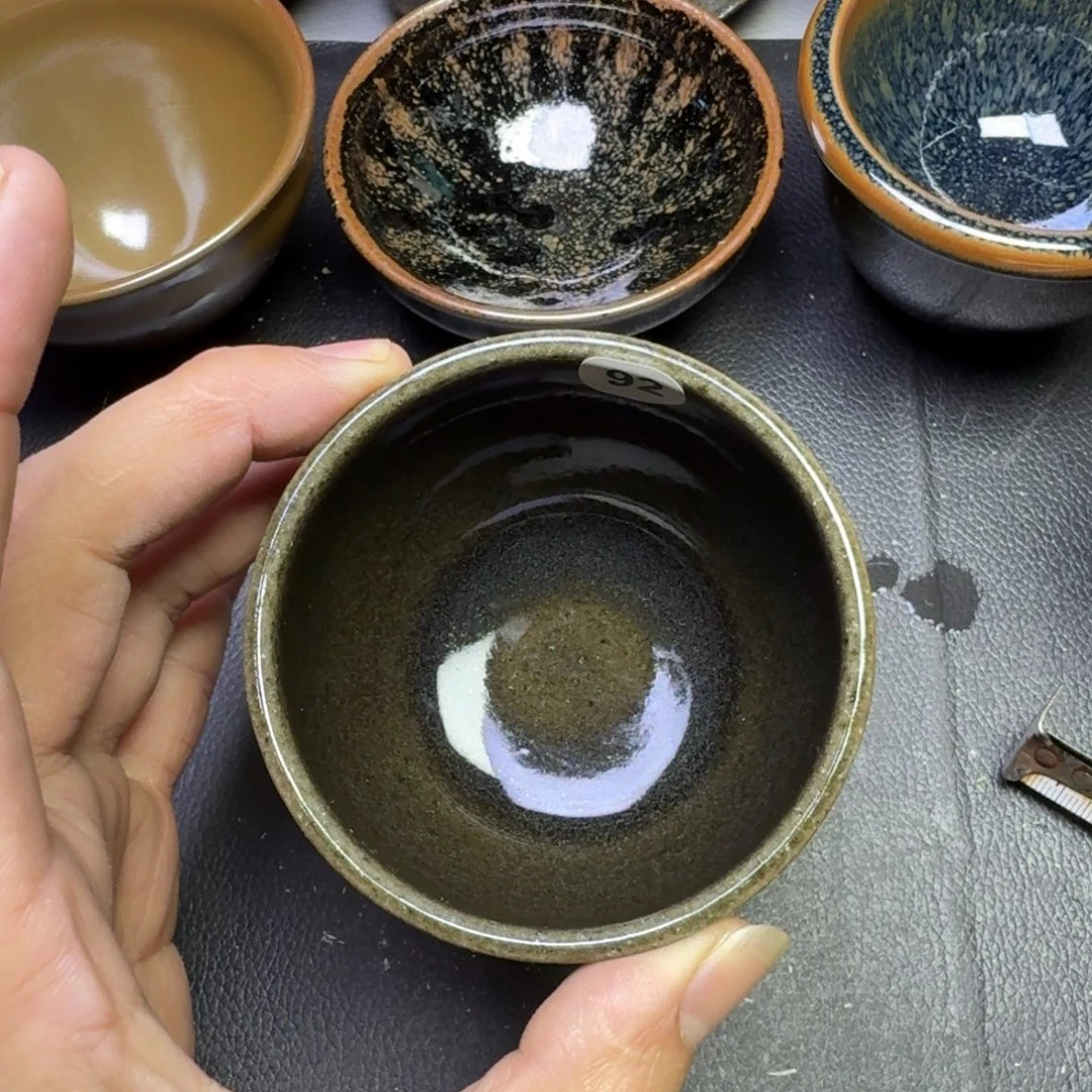 灵***溪摆件古时茶器建窑建盏92