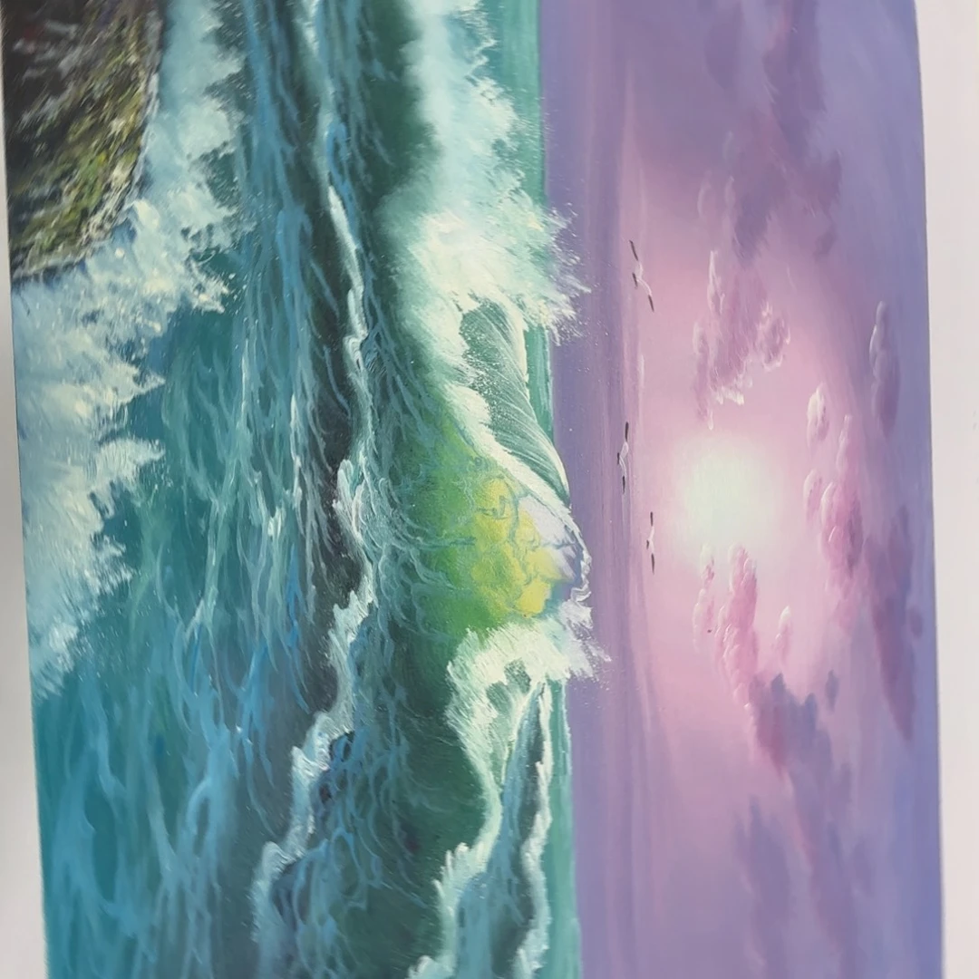 油画七月份的时候我也不知道为什么这么喜欢我