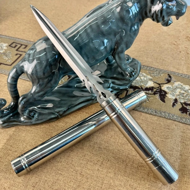 【猛虎短刺】龙泉多功能可反接棍中短刺高锰钢高硬度多功能未开刃