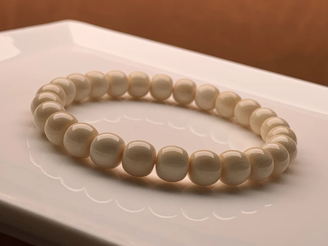 【M6极润系列】猛犸牙8x7纯皮老型牙芯料精工归圆镜面抛光一等冰料