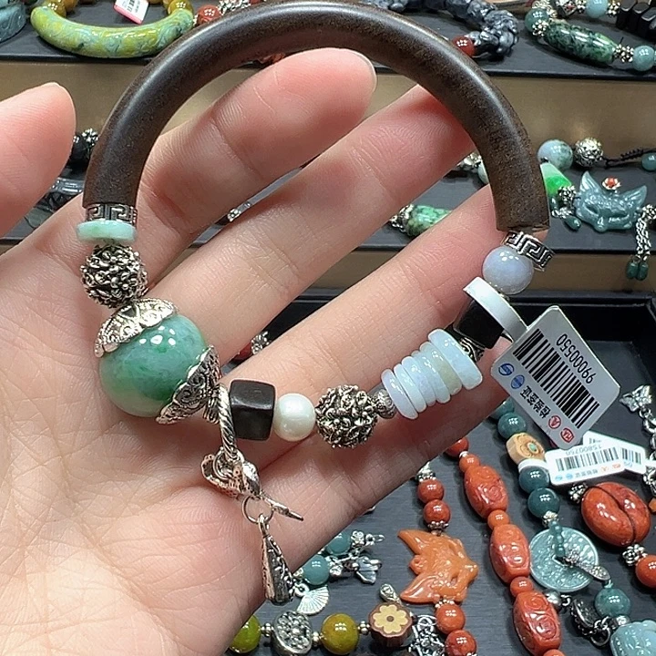 翡翠未镶嵌手链手链