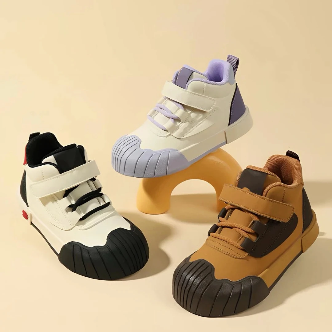 春秋宝宝运动鞋轻便鞋子女防滑软底男防水休闲鞋高帮板鞋1212