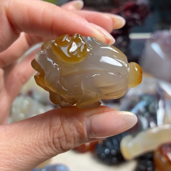 玛瑙/玉髓未镶嵌吊坠(不含链)