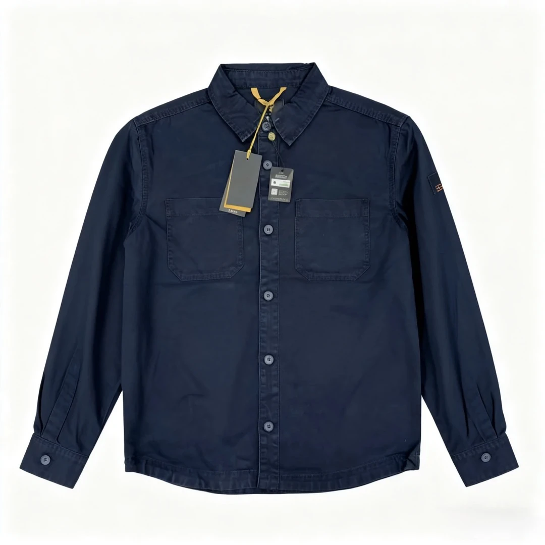 雨果博斯（HUGO BOSS）牛仔做旧防风耐磨透气夹克外套