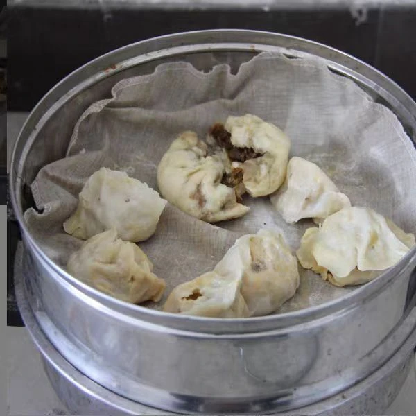 蒸包子家用纯汉麻不粘蒸笼布桌布蒸布圆形30*30蒸馍纱布一对装