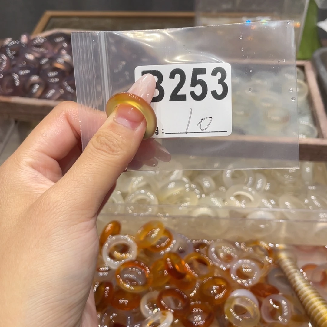 玛瑙/玉髓未镶嵌戒指253