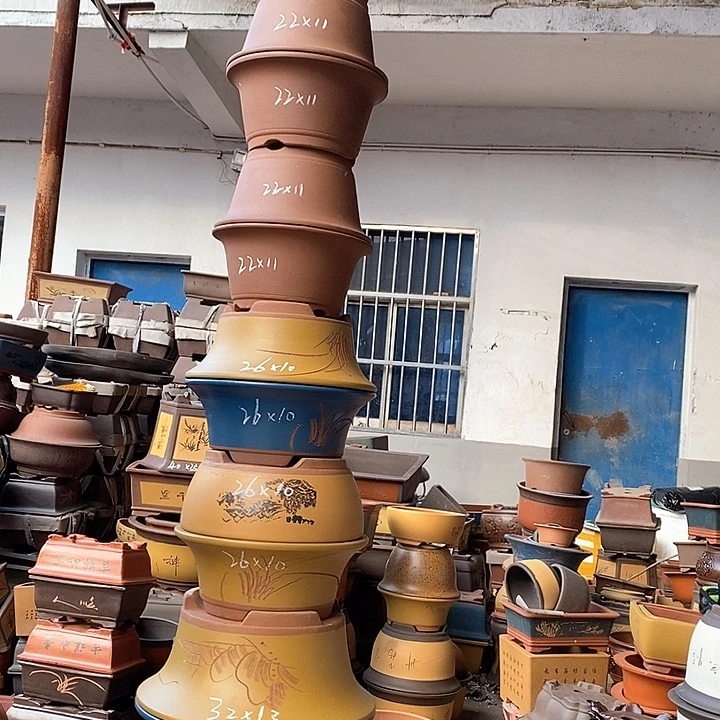 紫砂花盆紫砂花盆