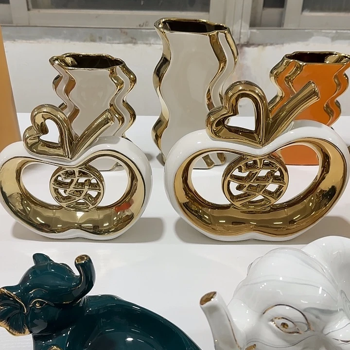 陶瓷白色平安两件套