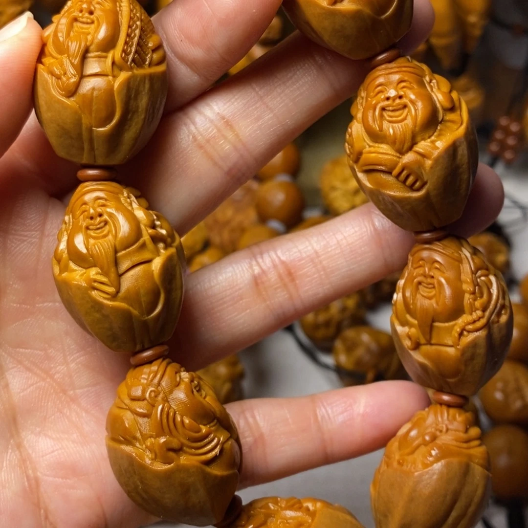 巴***克手串/手链橄榄核包衣财神