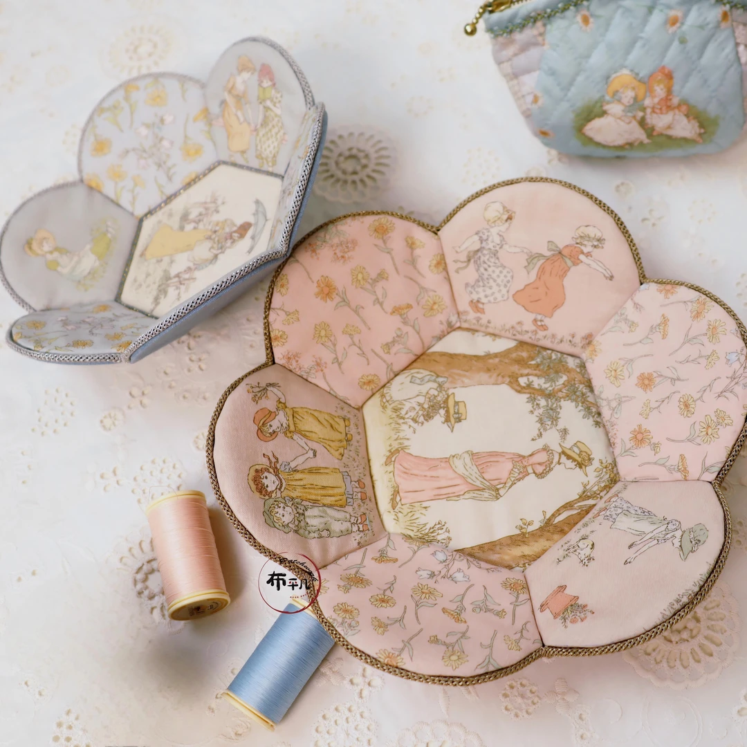 花瓣收纳盒模板  特殊工艺硬纸板  布盒工具