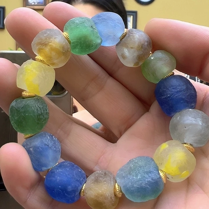 琉璃颈饰兔*基编号146 手串