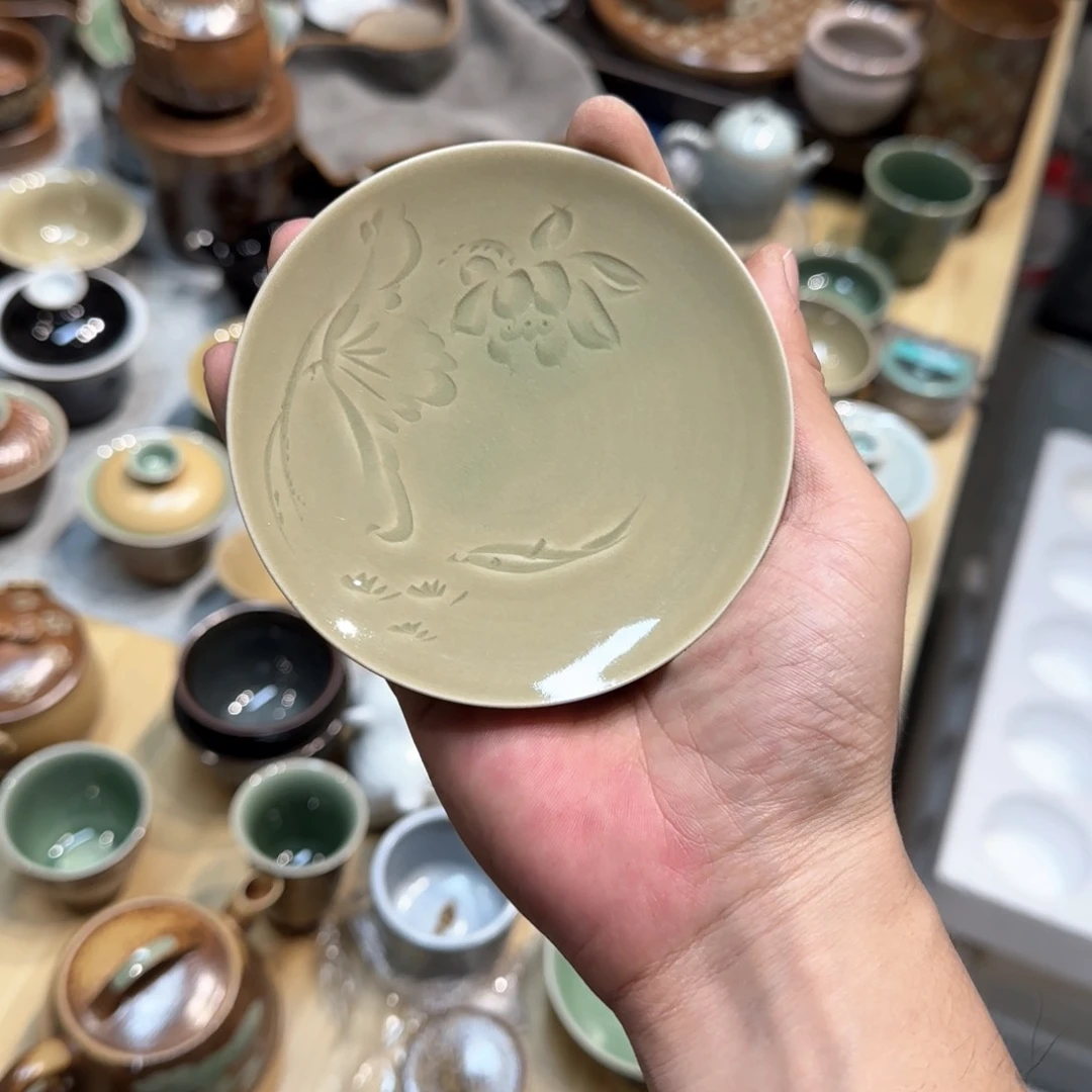 小金茶具青瓷茶器