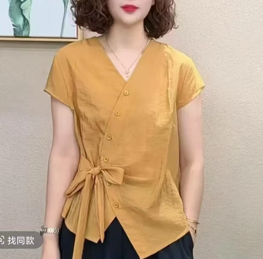 2025百搭减龄优雅显瘦气质时尚中式洋气夏季136