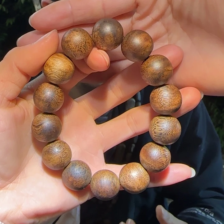 沉香手串用****2虎斑棋1.7手串26克+