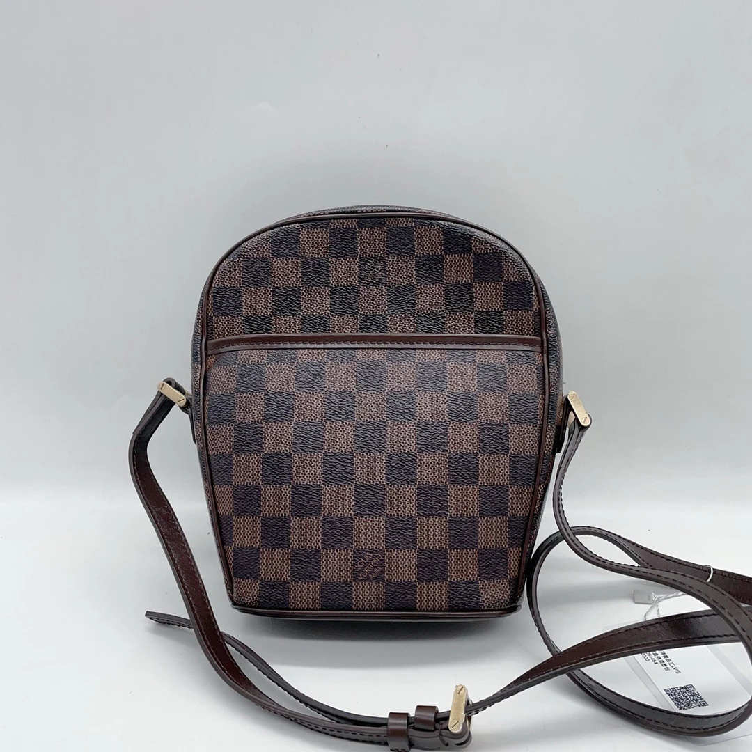 95新 LouisVuitton/路易威登 棕棋盘格斜挎包 1138 9652