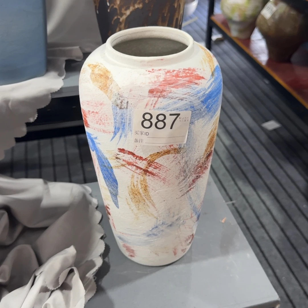 摆件?****?花器默认无孔编号887下播