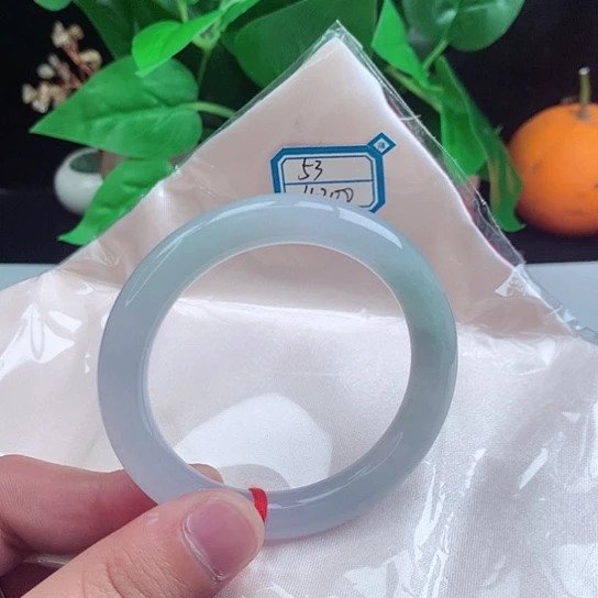 翡翠手镯未镶嵌圆条016