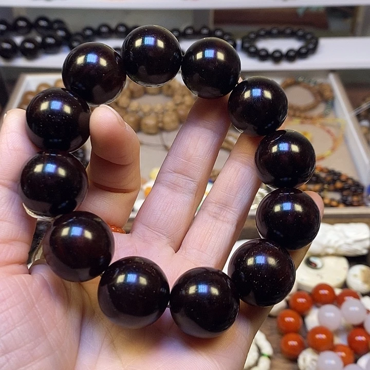 木小叶紫檀2.0金星老料手串