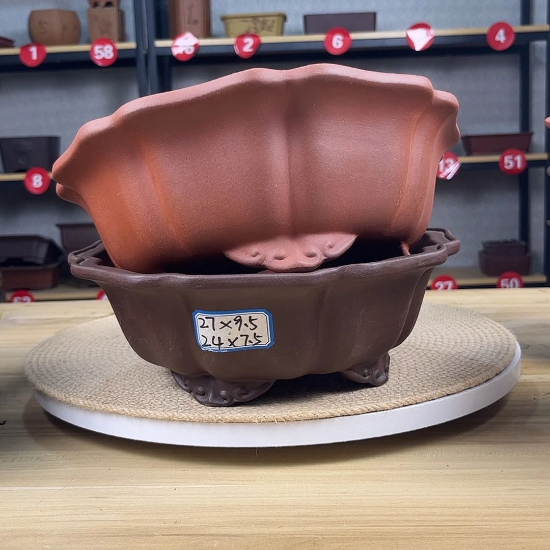 紫砂花盆紫砂花盆