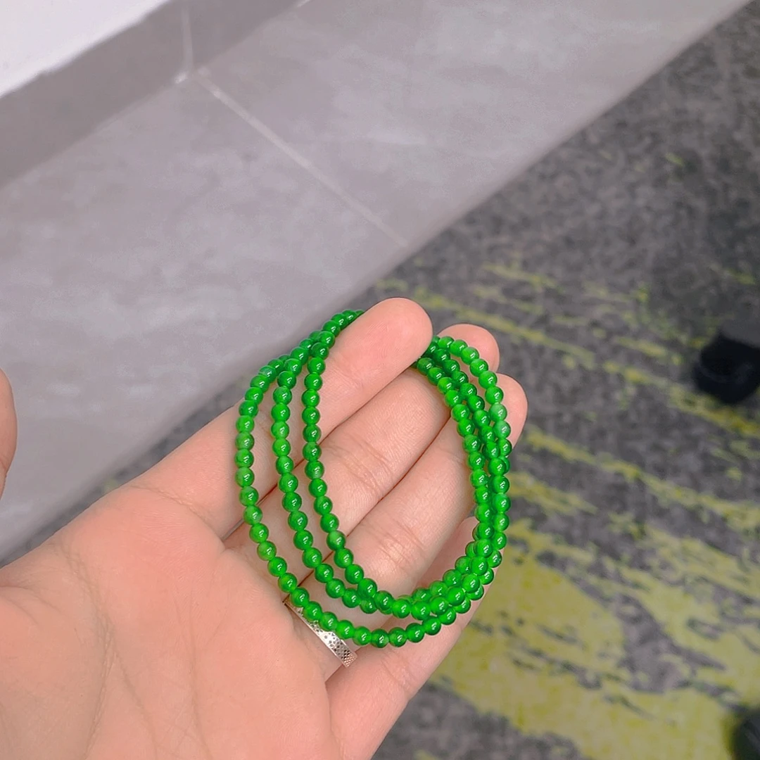 翡翠未镶嵌项链卡4