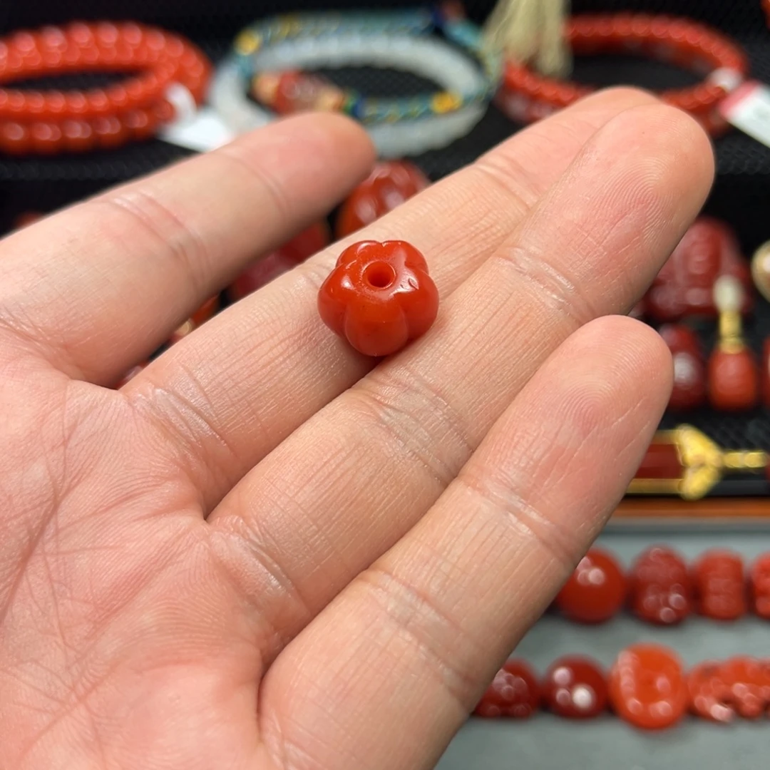 *****南红玛瑙未镶嵌12+仿老瓜珠