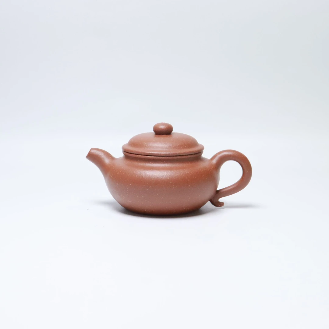 仿古 宜兴紫砂壶全手工原矿红降坡200cc家用紫砂壶泡茶器
