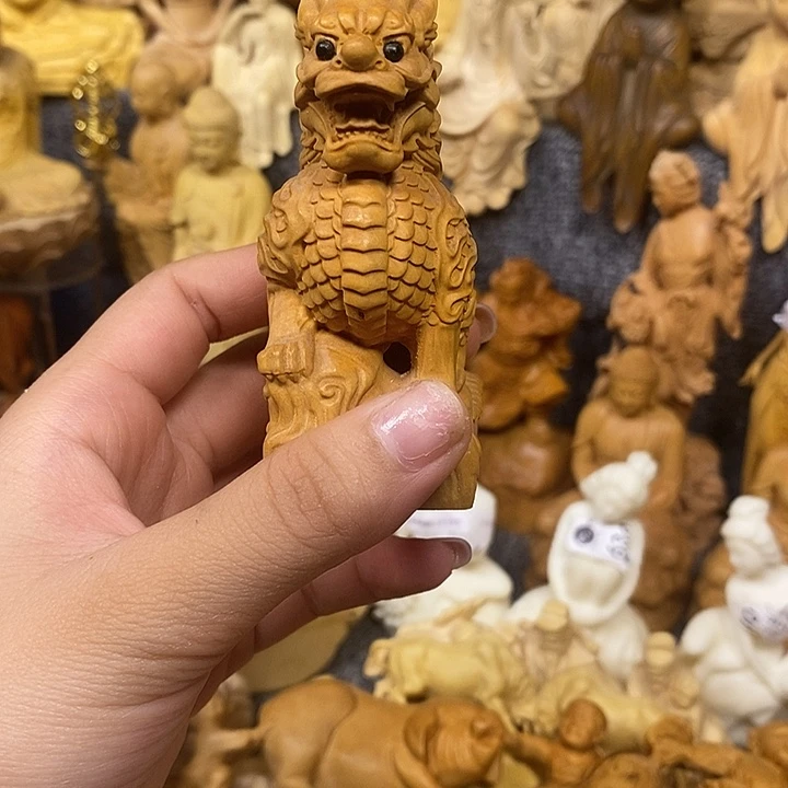 黄杨木黄杨木瑕疵麒麟