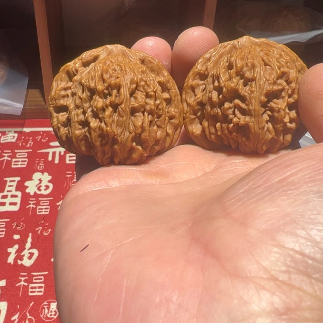文玩核桃吊坠四座楼