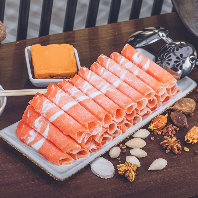 【羔羊部落】内蒙古草原原切羔羊肉卷250g*4包家庭聚会便利涮肉爆炒