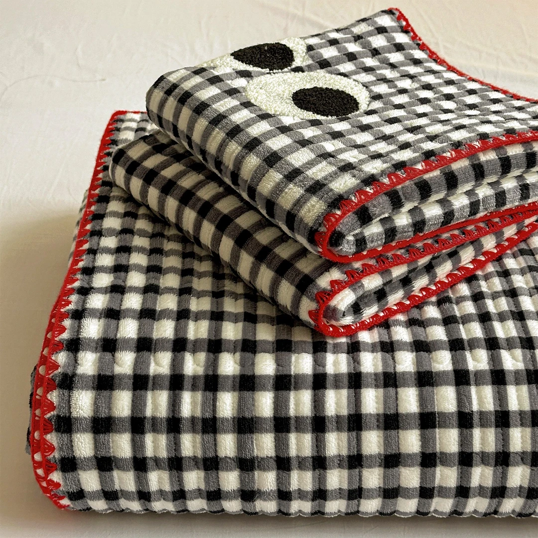 冬季加绒牛奶绒床单单件学生宿舍单人珊瑚绒毛绒毯被单床盖三件套