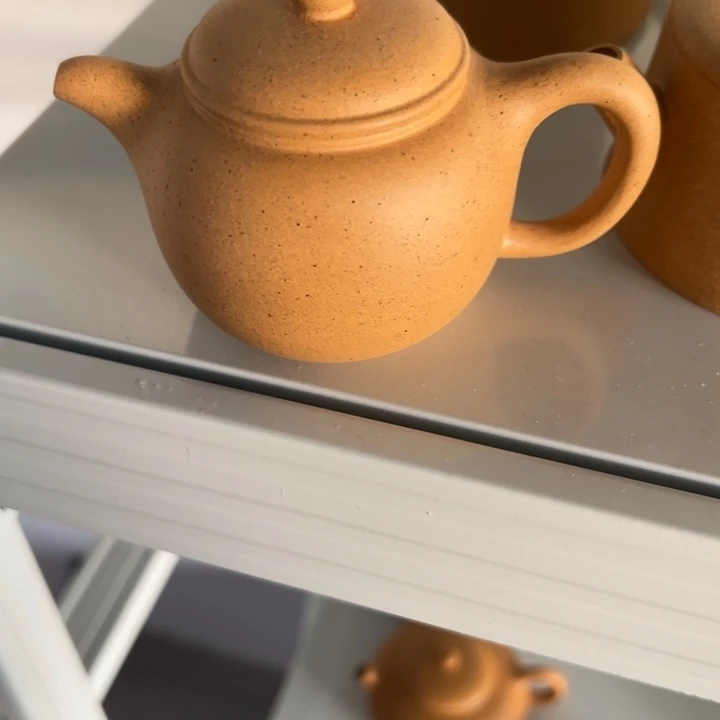 紫砂茶宠小匏尊120cc黄金段