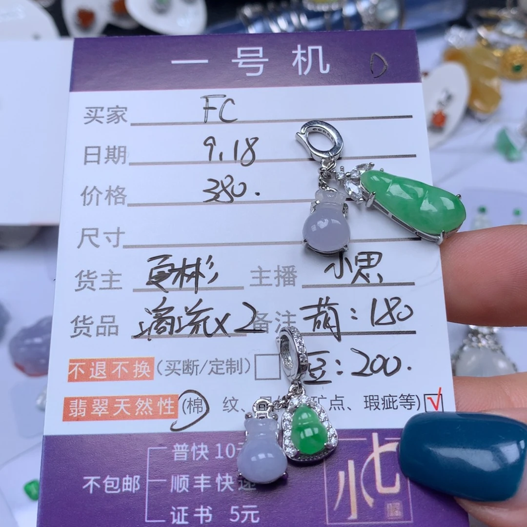 F***C颈饰未镶嵌翡翠翡翠