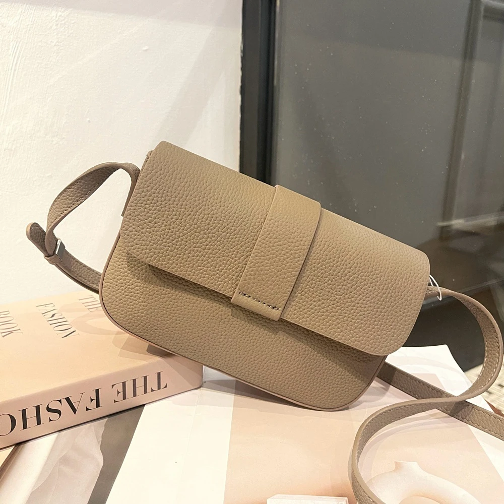 真皮小包包高级感时尚小方包女包头层TOGO牛皮单肩斜挎包