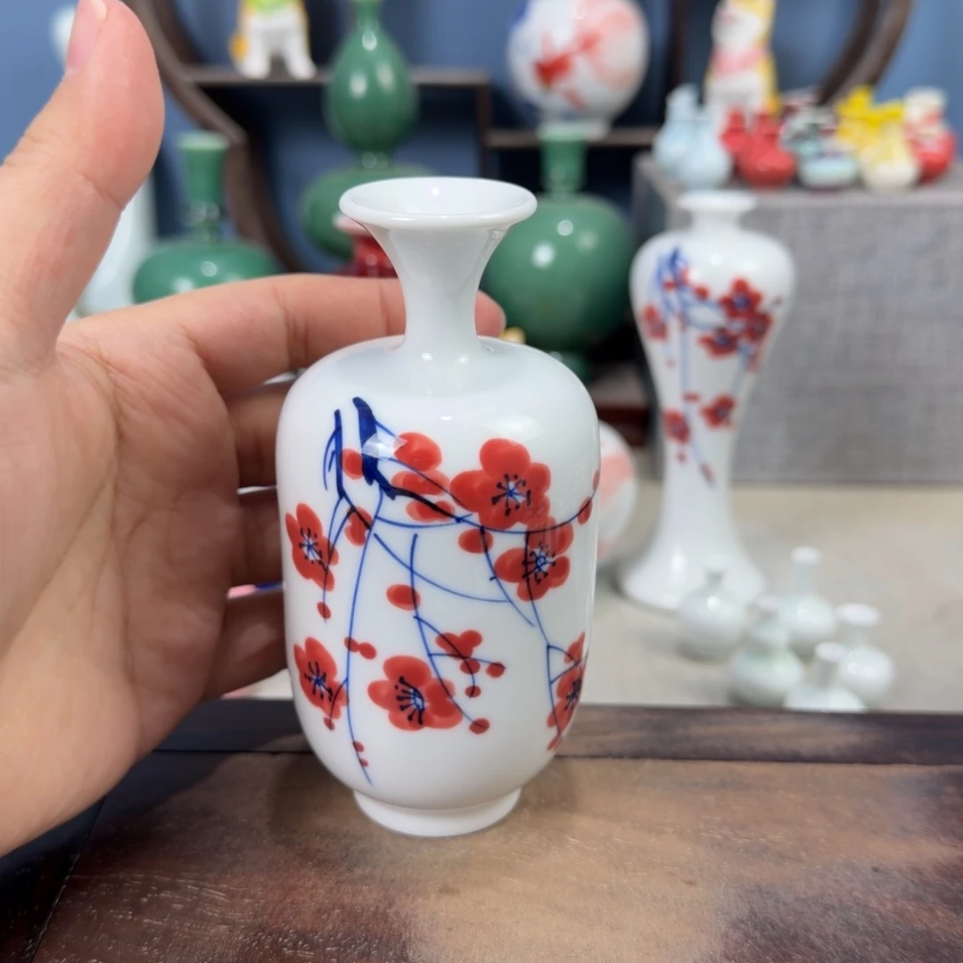 陶瓷手工小花器摆件