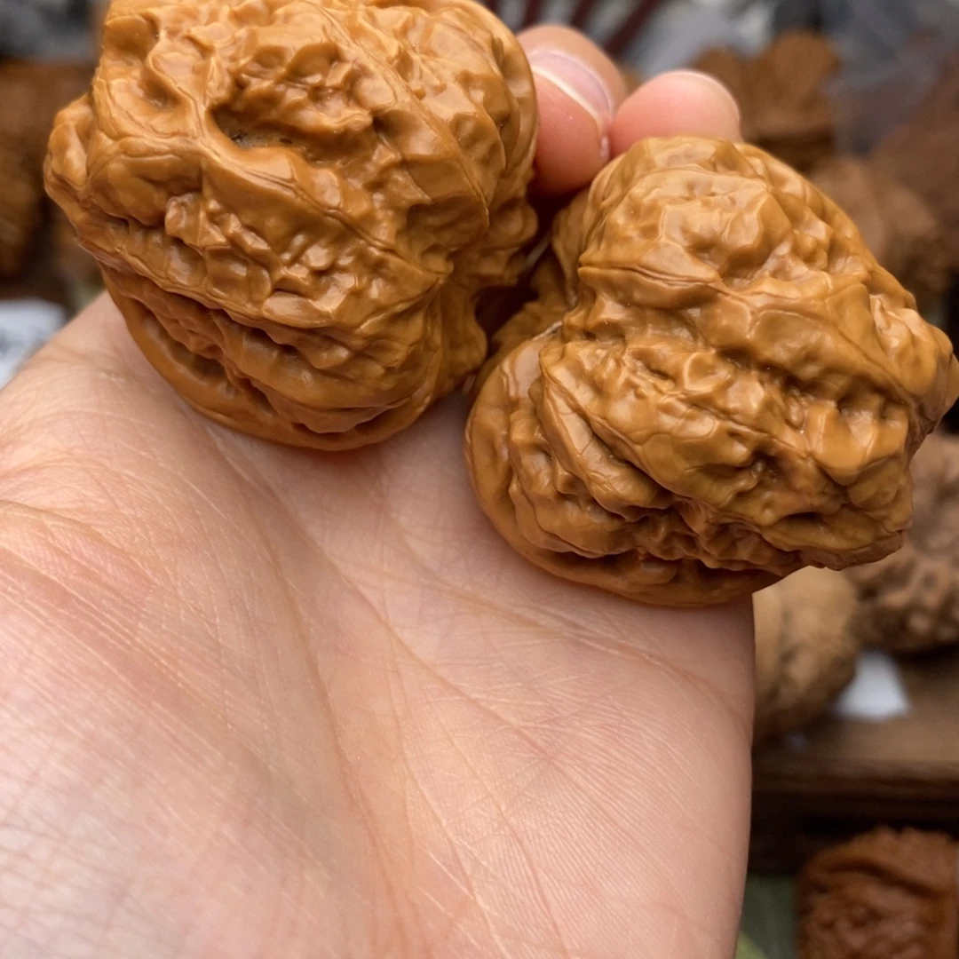 文玩核桃把件592号41-46蛙