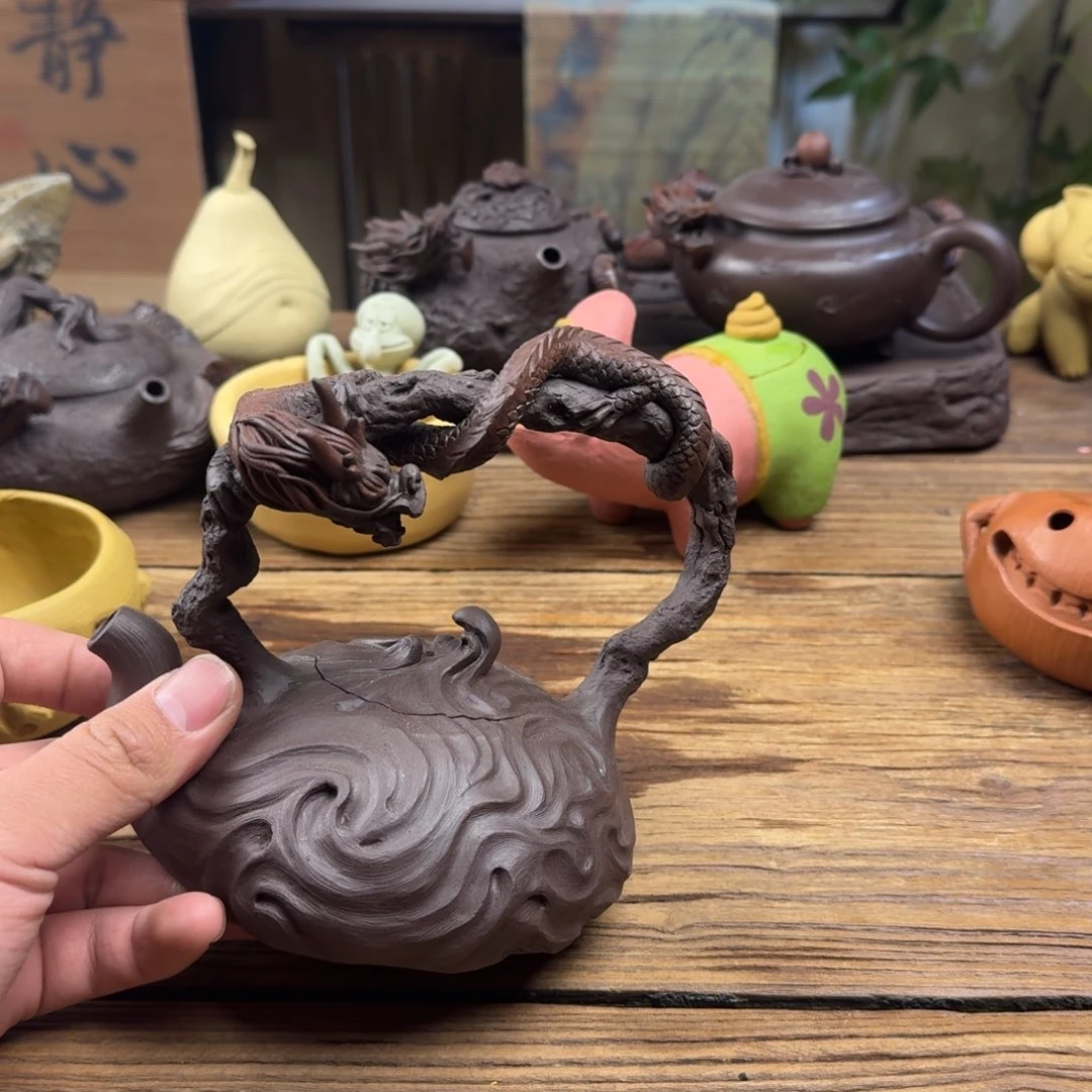 紫砂茶壶一***叽紫砂花的花开