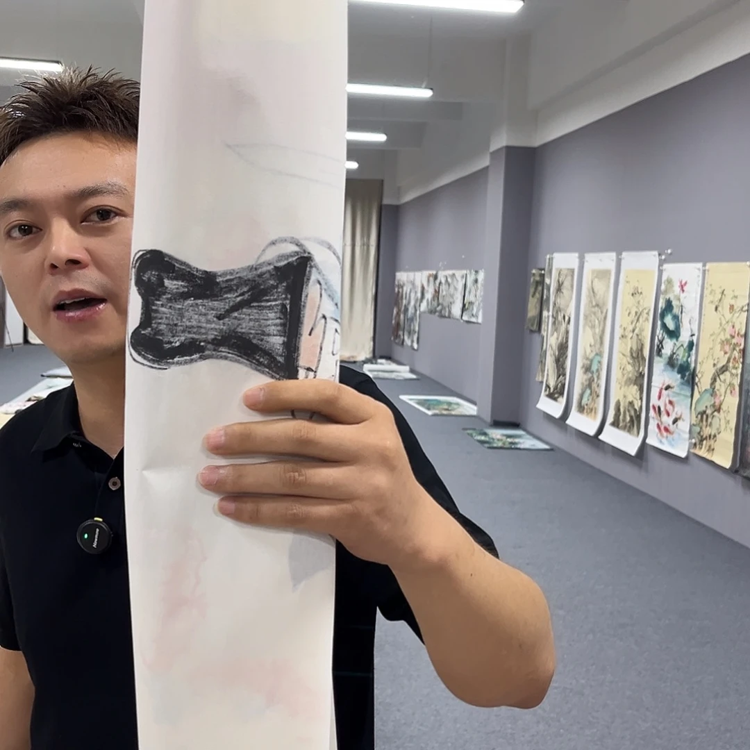 国画国画老师手绘作品