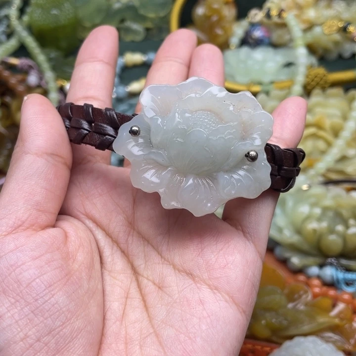 蛇纹石玉手牌合金