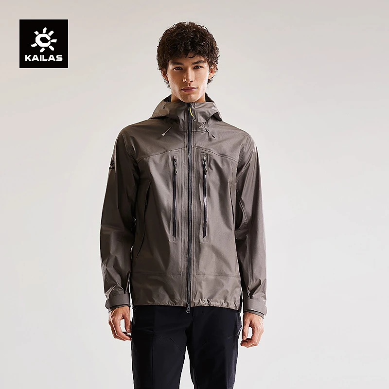 KAILAS凯乐石央莫龙硬壳冲锋衣3L耐磨防风防水户外徒步登山外套男
