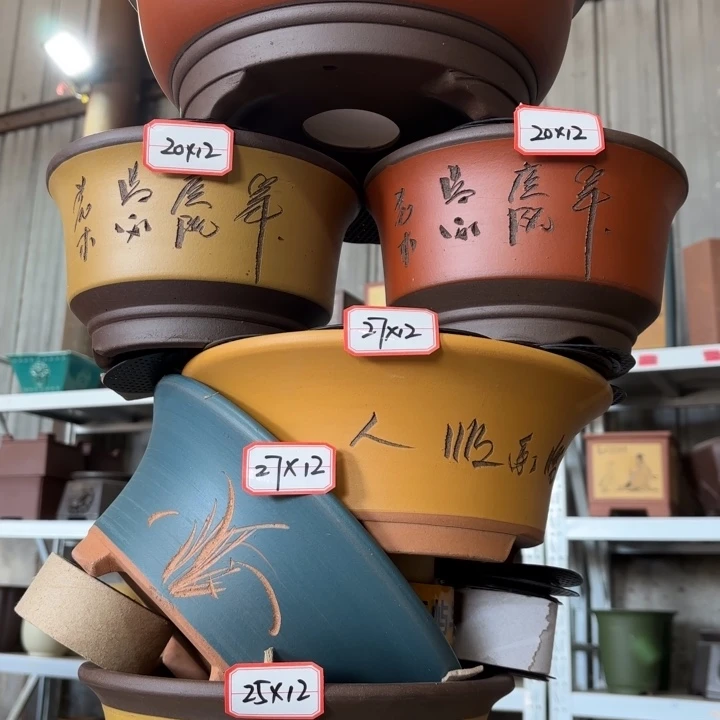 紫砂花盆       100-6