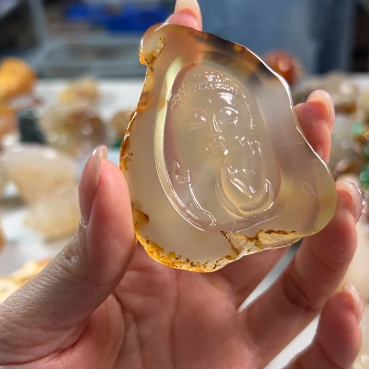 玛瑙/玉髓吊坠(不含链)未镶嵌
