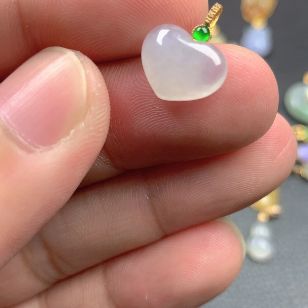 【闪购商品】颈饰18K金镶嵌翡翠翡翠