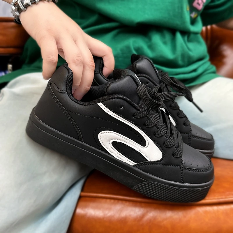 ins气垫厚底增高潮流多巴胺情侣超轻鞋跑步鞋男鞋百搭运动滑板鞋