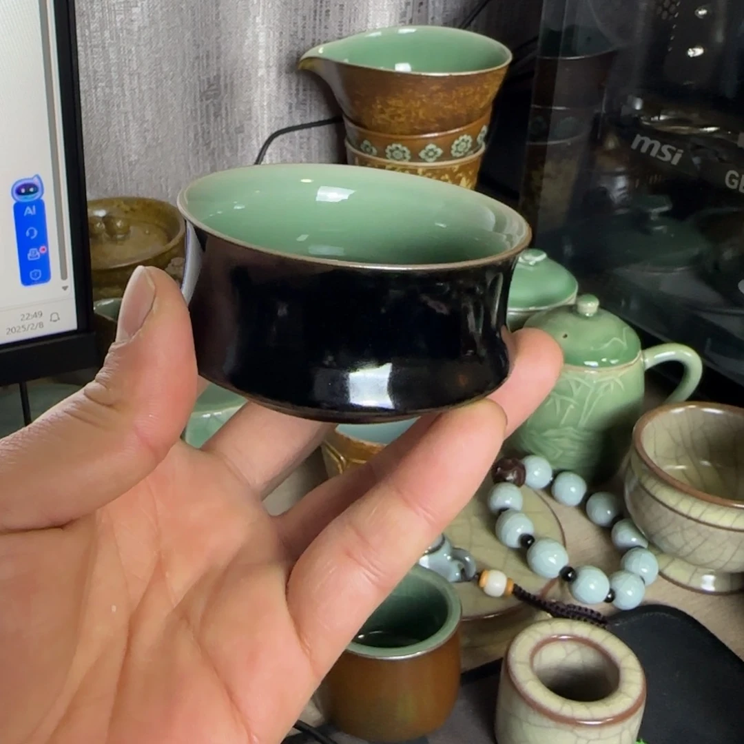 小金茶器青瓷茶具