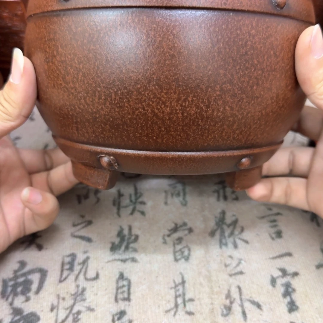 紫砂花盆15.5x9.5内经紫砂花盆