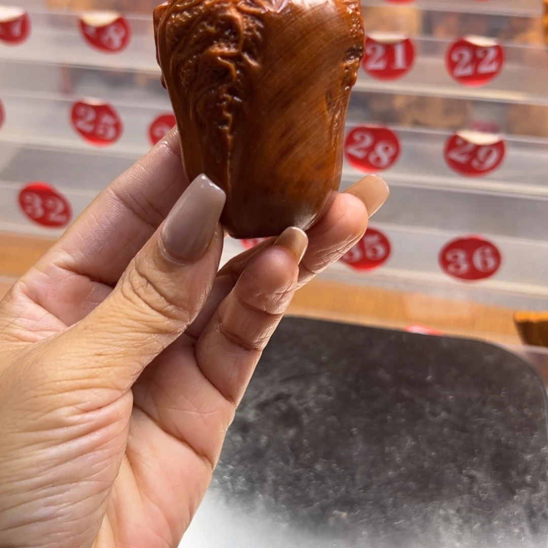 李***+柏木（崖柏）崖柏陈化老料手把件