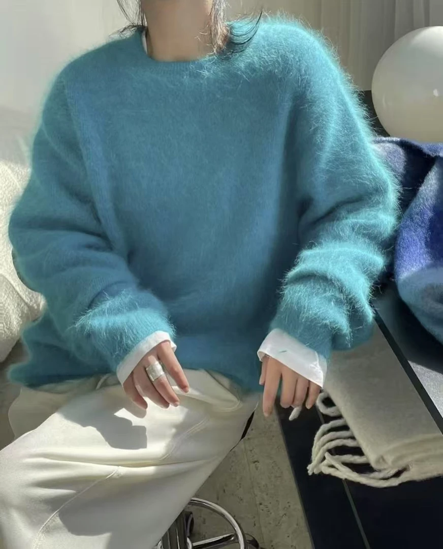 轻奢时尚气质钩花慵懒风秋冬毛衣开衫直播专用链接